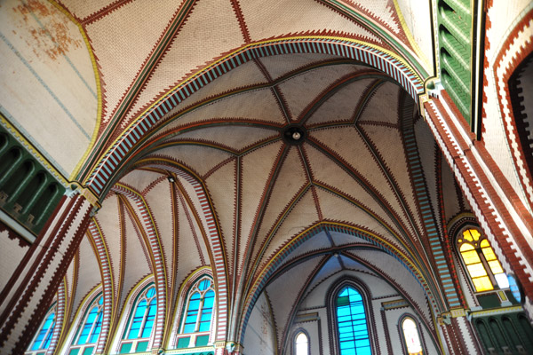 Interior vaulting, St. Mary's Cathedral, Yangon