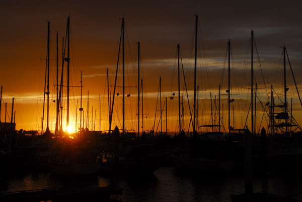 Sunset - La Paz Marina