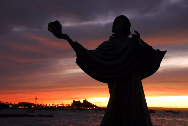 Jesús del Caracolon at sunset, La Paz, Baja California Sur