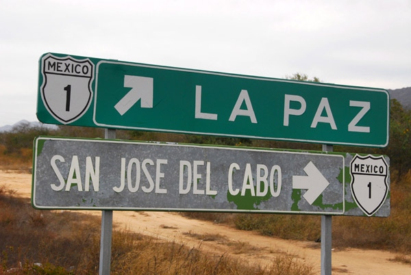 Mexico Highway 1 to La Paz, Baja California Sur