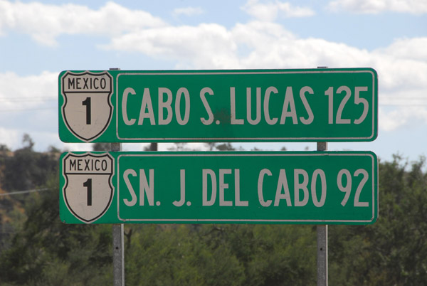 San Jos del Cabo and Cabo San Lucas via Mexico Highway 1