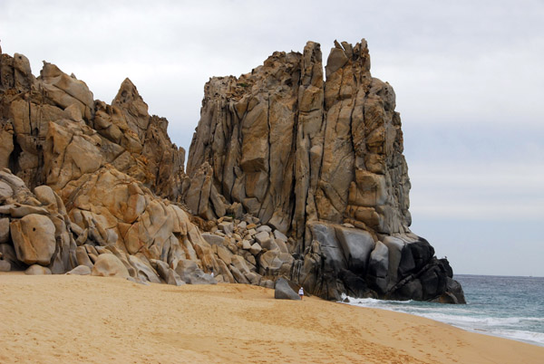 There's another beach at the tip of Cabo San Lucas past that rock