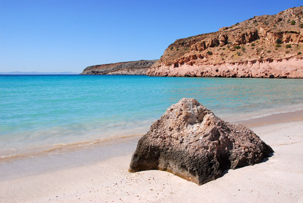 Blue water and desert island - Isla La Partida