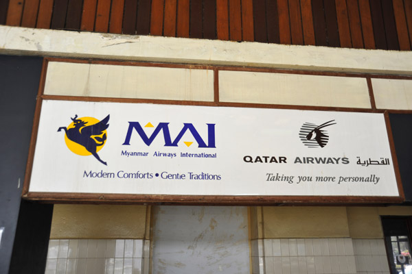 RGN, former Qatar Airways destination