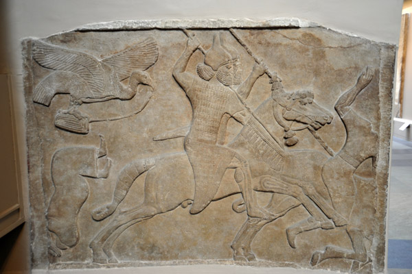 Battle Scene, Assyrian ca 728 BC, from Nimrud, Central Palace