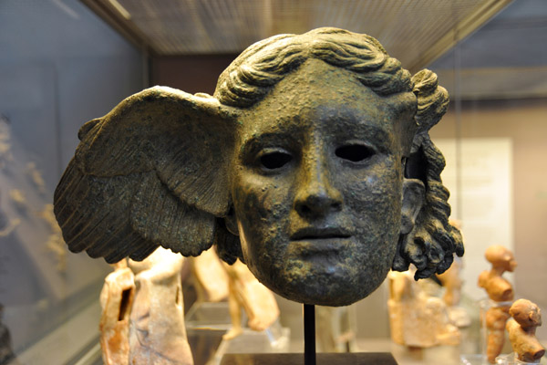 Bronze head of Hypnos (Sleep), Roman copy of Greek original ca 325-275 BC