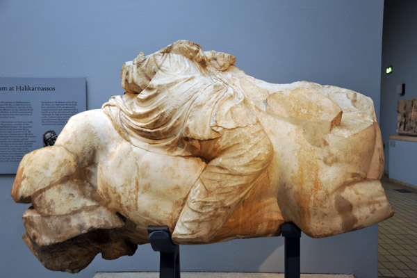 Colossal statue of a Persian rider on a rearing horse, Mausoleum of Halikarnassos ca 350 BC
