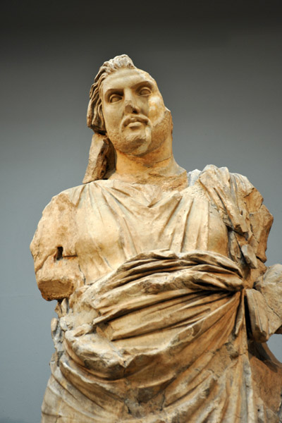 Statue from the Mausoleum of Halikarnassos usually identified as Maussollos ca 350 BC