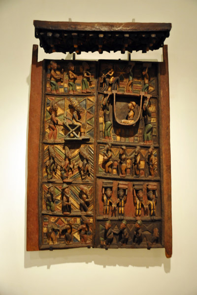 Door panels and a lintel, Yoruba people, Nigeria ca 1910-1914