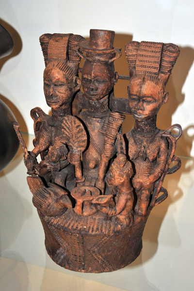 Ritual vessel used at the new yam harvest festival, Igbo people, Nigeria, 20th C.