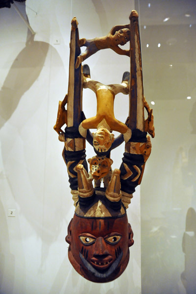 Egungun (ancestor tree) mask, Yoruba people, Nigeria, 19th C.