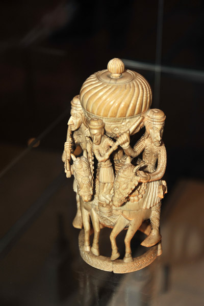 Ivory saltcellar, Benin, Nigeria, 15th-16th C.