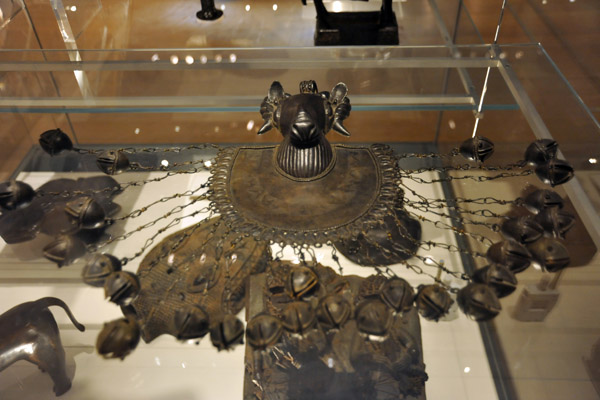 Bronze casting of a ram's head, Lagos, Nigeria, 16th-17th C.