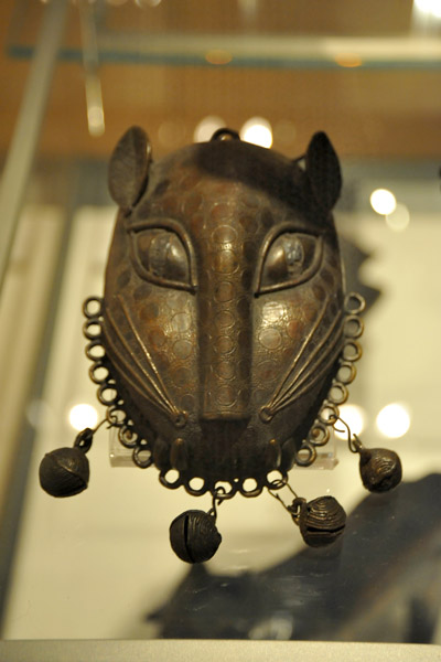 Hip mask in the form of a leopard, Benin, Nigeria, 16th-18th C.