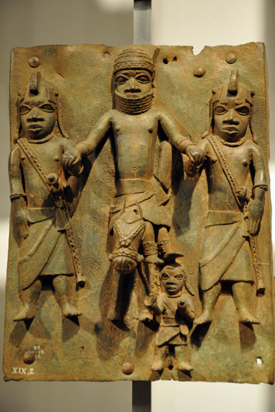 16th Century brass plaque, Benin, Nigeria