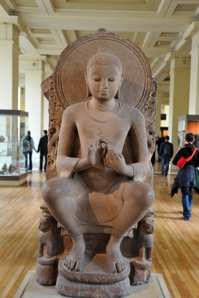 Seated Buddha, Sarnath, Uttar Pradesh, late 5th C.