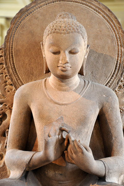 Seated Buddha, Sarnath, Uttar Pradesh, late 5th C.