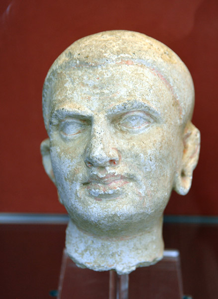 Head of a monk, Gandhara (said to be from Hadda, Afghanistan) 4th-5th C. AD