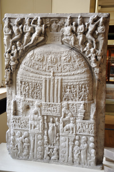 Drum slab from the Great Stupa at Amaravati, 3rd C. AD