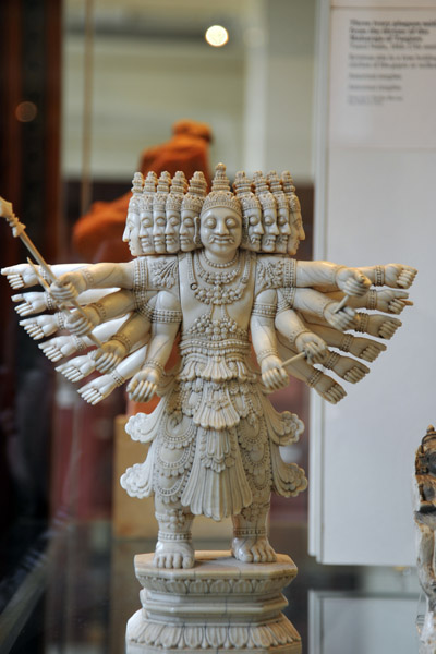 Ravana, the 10-headed demon, South India, 18th C.