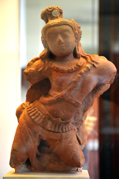 Dvarapala (door guardian), Sri Lanka, late Anuradhapura period, 8th-9th C.