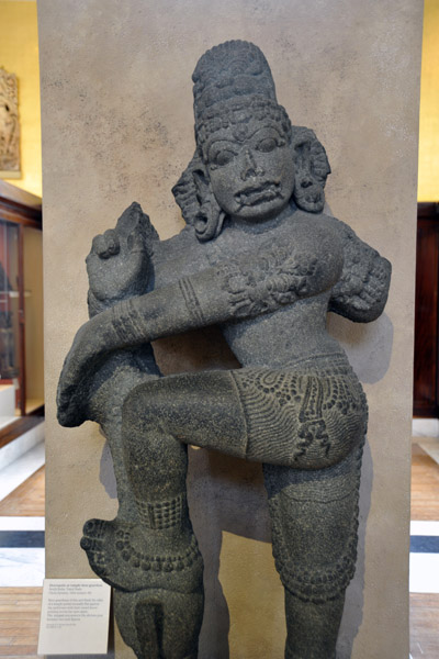 Dvarapala (temple door guardian), Tamil Nadu, 12th C.