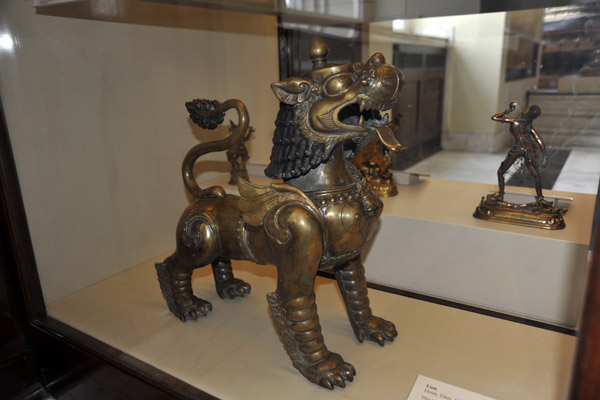 Brass lion, 18th C. Tibet