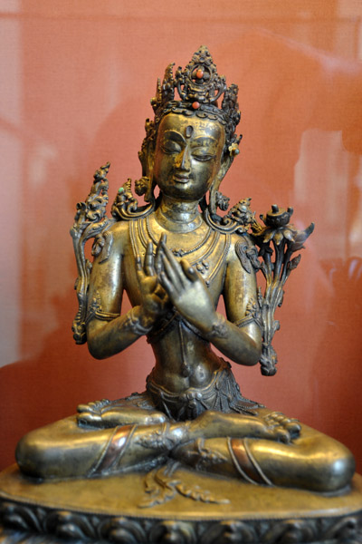 A bodhisattva, perhaps Manjushri, Tibet, 19th C.