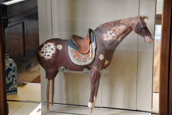 Clay and wood figure of a horse, Astana (near Turfan) 8th C. AD