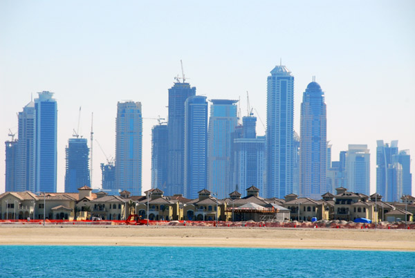 Towers of Dubai Marina from the Atlantis