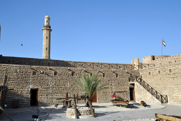 Dubai Museum - courtyard of Dubai Fort