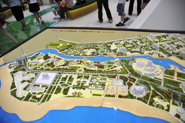 Model of the National Tourist Zone, Ashgabat, Turkmenistan