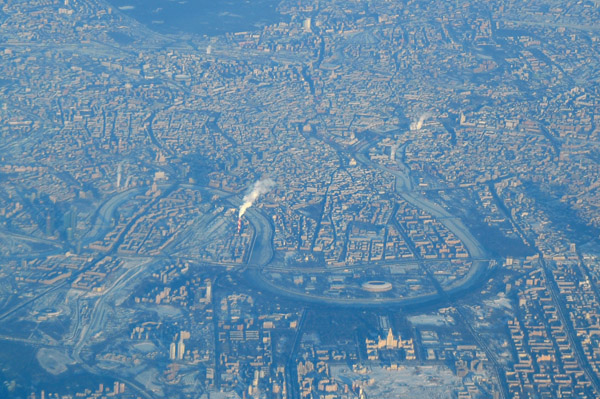 Moscow State University at the bottom right