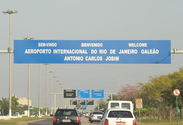 On the road to Galeo Airport, Rio de Janeiro