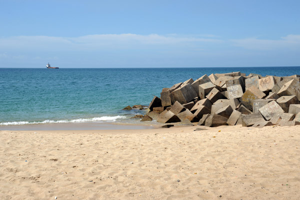 Sandy Atlantic beach,Ilha do Cabo