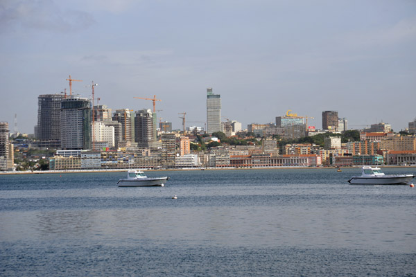 Luanda Bay from Clube Náutico, Ilha do Cabo