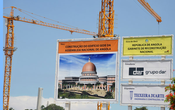 Construction site for the new Assembleia Nacional de Angola
