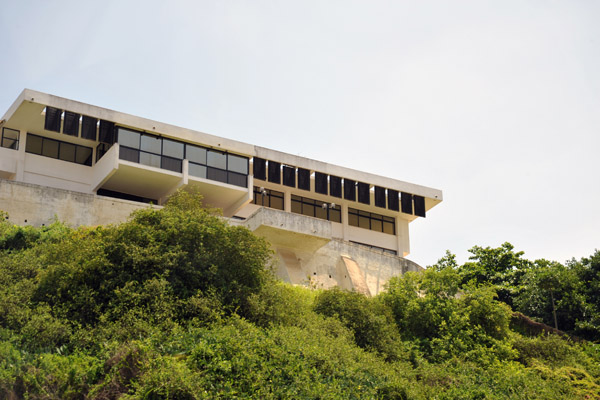 An interesting modern building overlooking Chicala