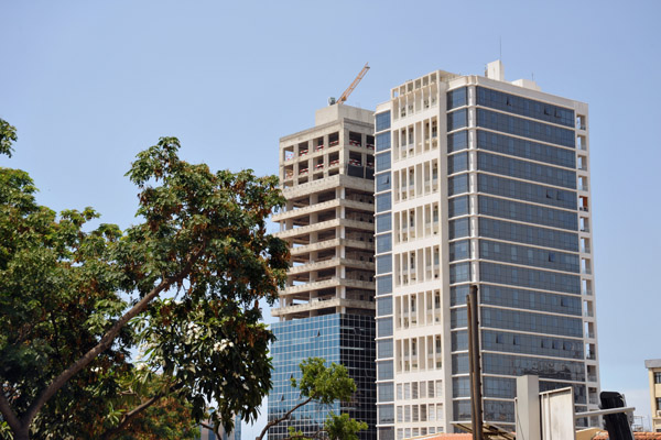 New towers, Rua Rainha Ginga, downtown Luanda