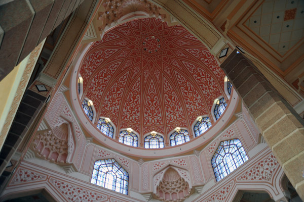 Interior of the Main Dome, Masjid Putra