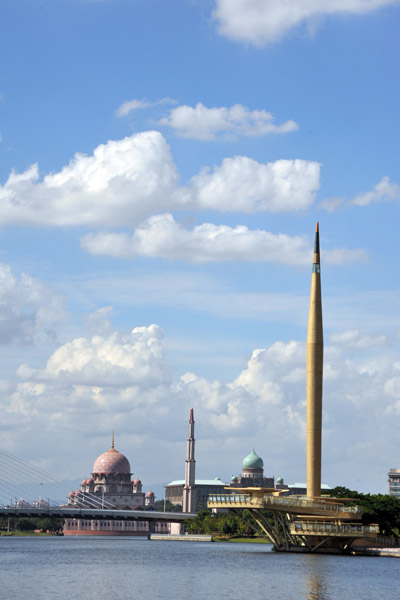 Putrajaya Lake from the Iron Mosque