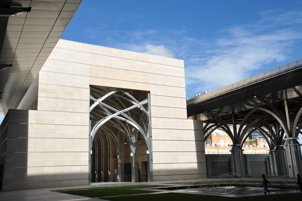 Courtyard of Masjid Besi - Iron Mosque, Putrajaya