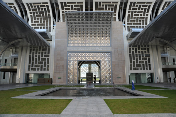 Courtyard of Masjid Besi - Iron Mosque, Putrajaya
