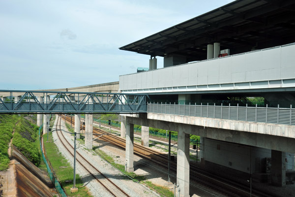 Putrajaya & Cyberjaya Station on the express line between Kuala Lumpur and KLIA