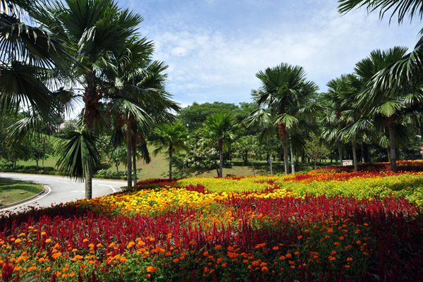 Flowerbeds around the Istana Melawati, Putrajaya