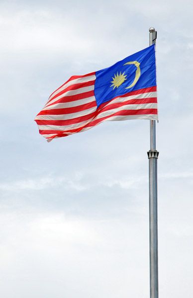 The flag of Malaysia