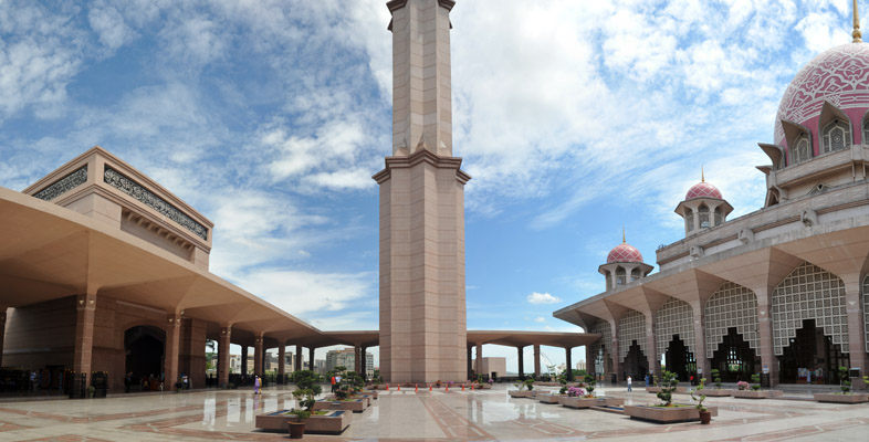Masjid Putra - Courtyard Panorama