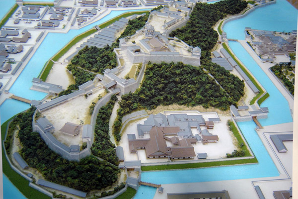 Model of the inner portion of Hikone Castle