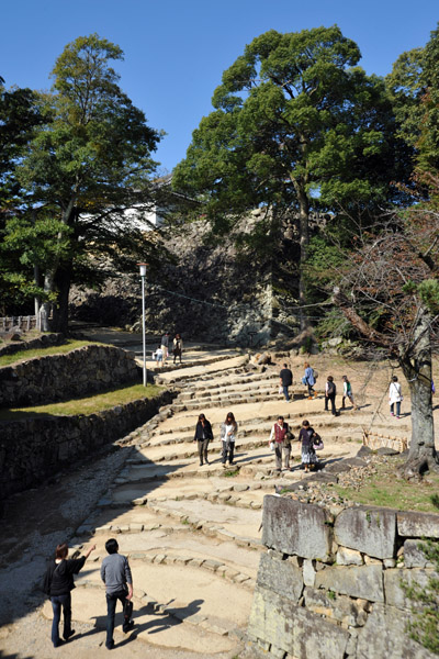 Walkway leading up to the final gate