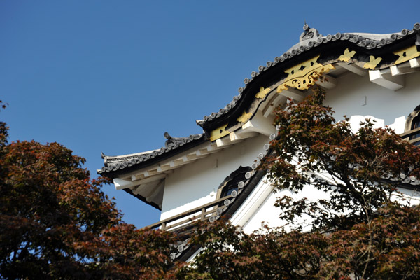 Gables of the southwest side of Hikone's keep